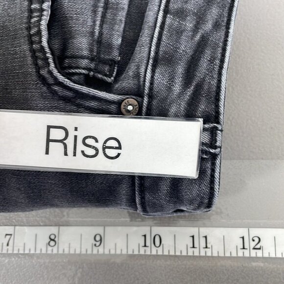 Free People Jeans Skinny Faded Denim Dark Gray Size 28 - Picture 10 of 11